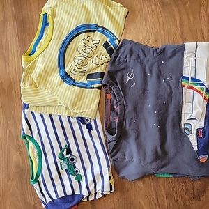 Bundle / lot of three Mini Boden long sleeve shirts